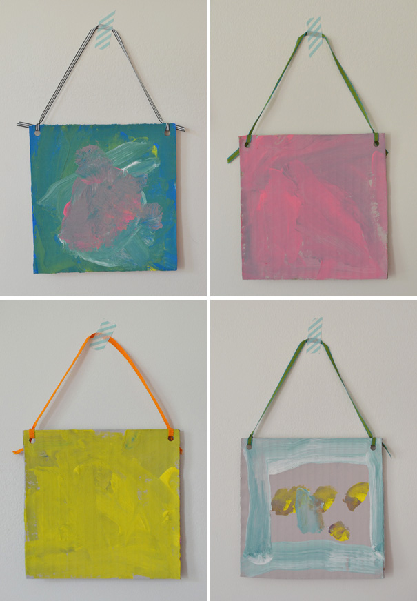 simple recycled art project for littles