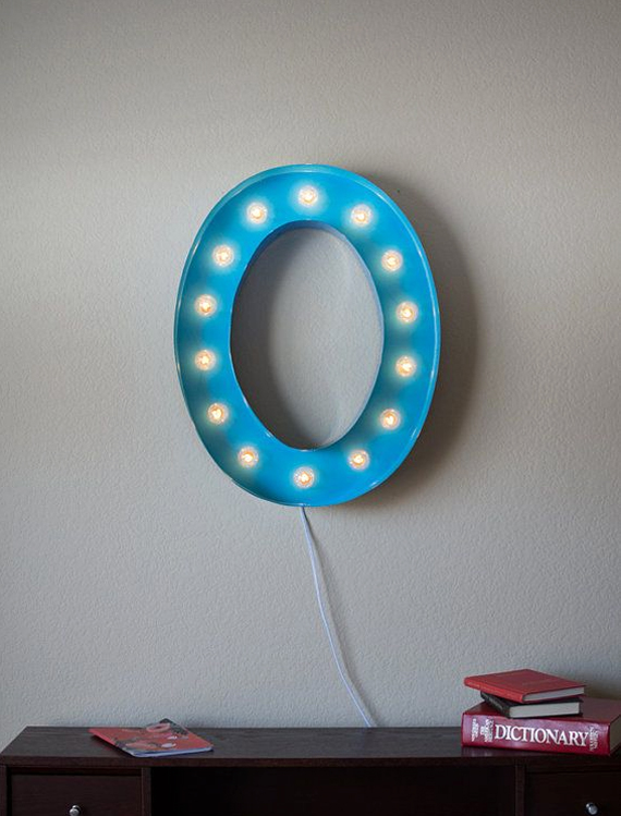 marquee light on Etsy