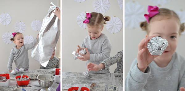 kids use paper mache to make ice cream sundaes ~ a wonderful, sensory, multi-step art experience