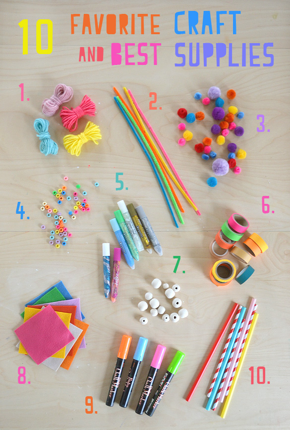 top 10 craft supplies from Art Bar Blog