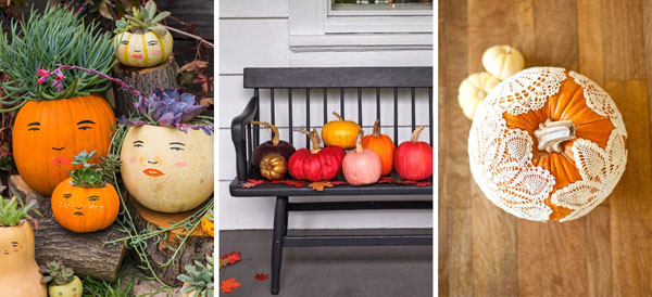 16 ways to make pretty pumpkins without carving