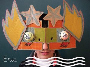 Cardboard Carnevale Masks, by Neusa Lopez