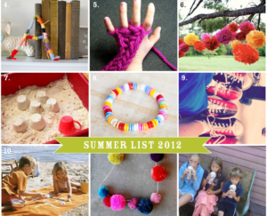 Summer List 2012