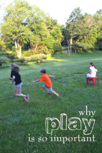 The importance of play in a child's life