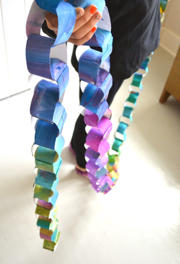 Unity Chain Papercraft Make a Paper Chain from Recycled Art - ARTBAR