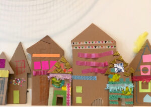 Patchwork houses inspired by Art Bar Blog, from @littlelofttkpk