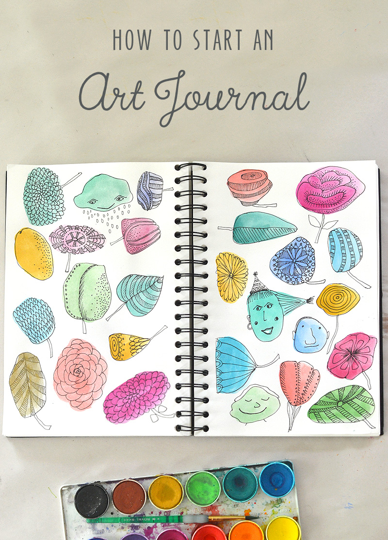 Simple Art Journal Ideas