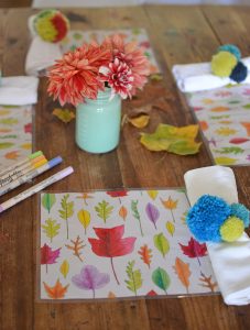 Print out these free leaf coloring pages and laminate them for beautiful Fall placemats.
