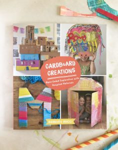 My latest book, Cardboard Creations, is now out in paperback. Filled with more than 20 projects using recycled materials plus over 150 variations. Great for teachers in the classroom or parents at home.
