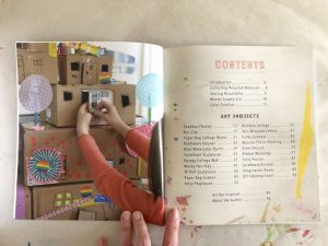 My latest book, Cardboard Creations, is now out in paperback. Filled with more than 20 projects using recycled materials plus over 150 variations. Great for teachers in the classroom or parents at home.
