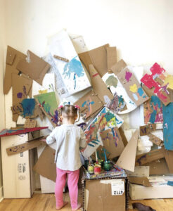 Creation Space, an art studio for children and families in Edmonton, Alberta.