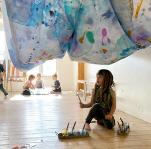 Creation Space, an art studio for children and families in Edmonton, Alberta.