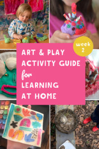 Are you and your kids quarantined at home because of the coronavirus? Well this Art and Play guide will help! Promoting math, literacy and science through art and play.