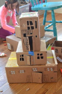 When school is canceled because of coronavirus and kids are quarantined at home, this is the perfect guide that promotes math, literacy and science through art and play. Day 4: Envelope City/Social Studies