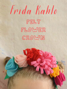 Make Frida Kahlo Felt Flower Crowns