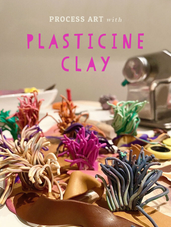 Shannon Merenstein from Hatch Art Studio in Pittsburgh, share with us her very favorite kitchen tools to use with plasticine, and why plasticine has become her favorite go-to material for process art at home with her two young children.