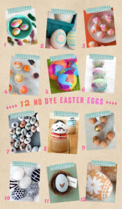 12 No Dye Easter Egg Ideas with Kids