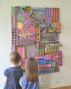 Recycled Art Wall