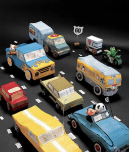 Use paper mache to make toy, cars, and all sorts of other projects.