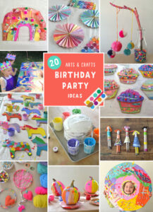 20 Arts & Crafts Ideas for Birthday Parties for Kids