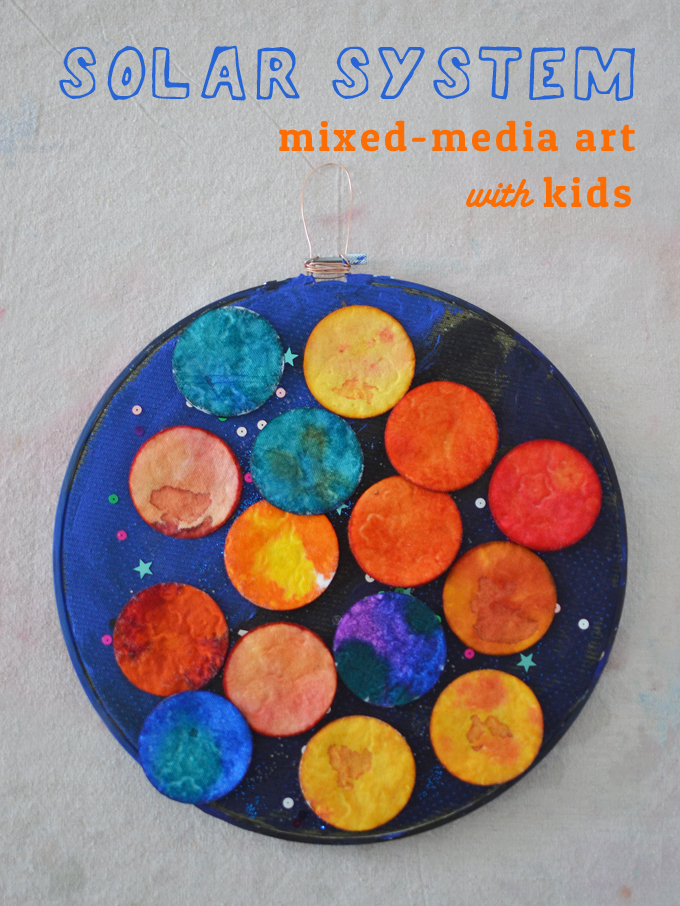 Explore planets with this open-ended art activity for kids.