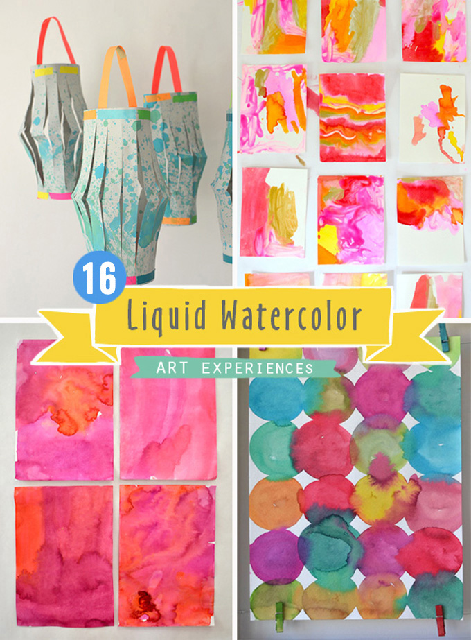 16 Liquid Watercolor Art Ideas