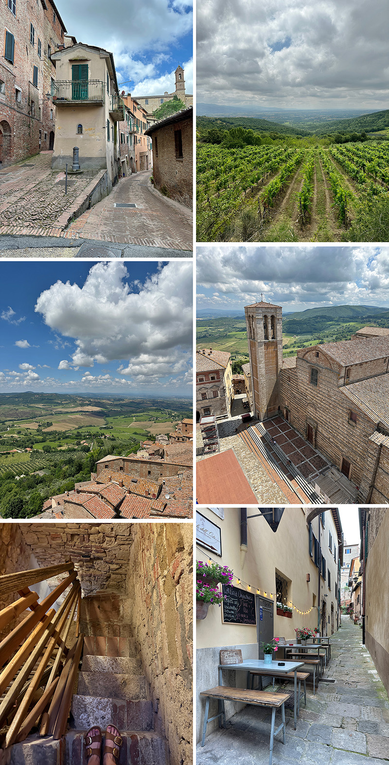 Montepulciano, Italy with Art Bar and family